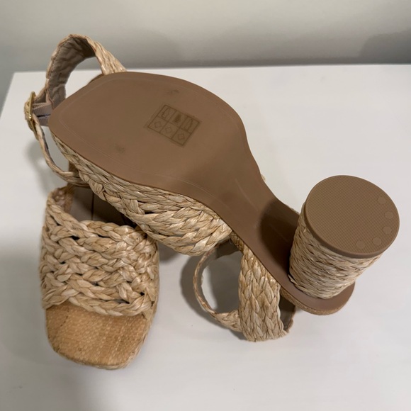 DOLCE VITA RAFFIA ASHER SANDALS - Picture 6 of 6